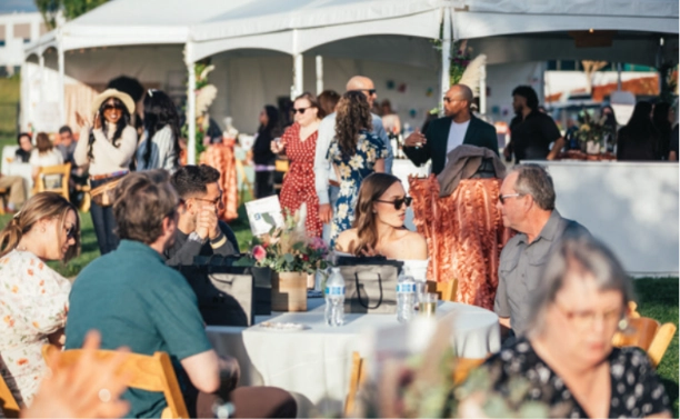 Guests gathered at Beyond Housing Foundation's Wine Fest
